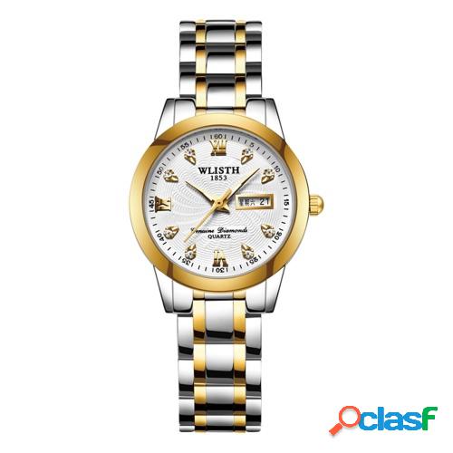 WLISTH Q351 Reloj de pareja Romántico y elegante Reloj de