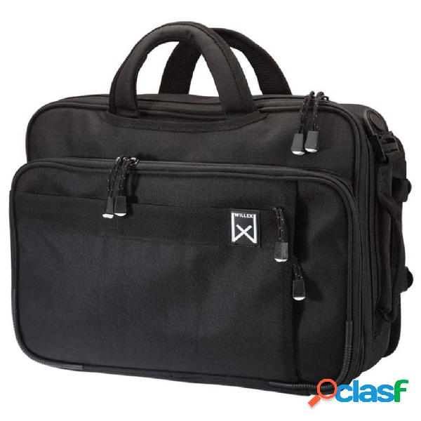 Willex Bolso maletín de oficina multifuncional 20 L negro