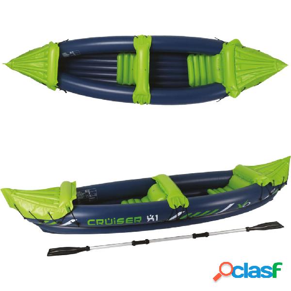 XQ Max Kayak Cruiser X1 azul y verde 325x81x53 cm