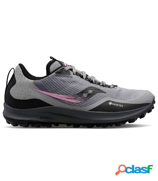 Zapatillas Saucony Peregrine 12 GTX Mujer Alloy Quartz 41