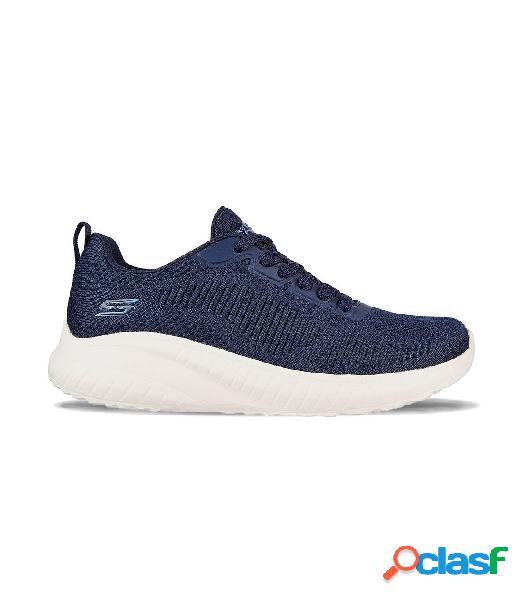 Zapatillas Skechers Bobs Squad Chaos Face Off Mujer Navy 38