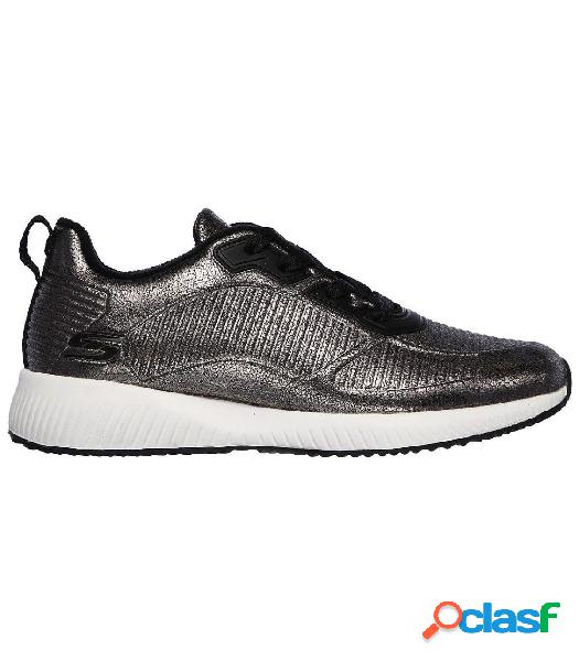 Zapatillas Skechers Bobs Squad Sparkle Mujer Estaño 37