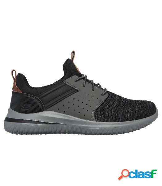 Zapatillas Skechers Delson 3.0 Cicada Hombre Black 44