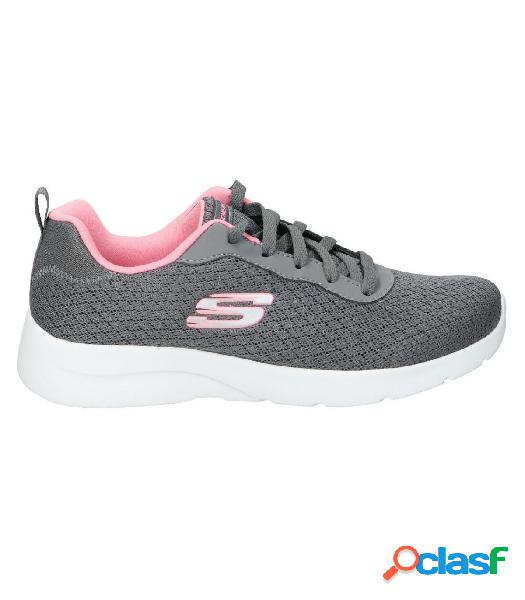 Zapatillas Skechers Dynamight 2.0 Mujer Charcoal Coral 40