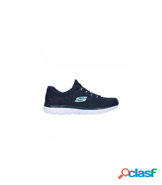 Zapatillas Skechers Summits Mujer Navy 37