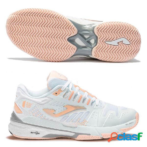 Zapatillas joma t.slam lady 2207 blanco rosa claro 39