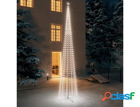 Árbol de Navidad VIDAXL Cono con 752 luces LED (Blanco