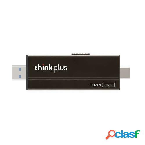 thinkplus TU201 512GB Tipo-C + USB3.0 Puerto dual Portátil