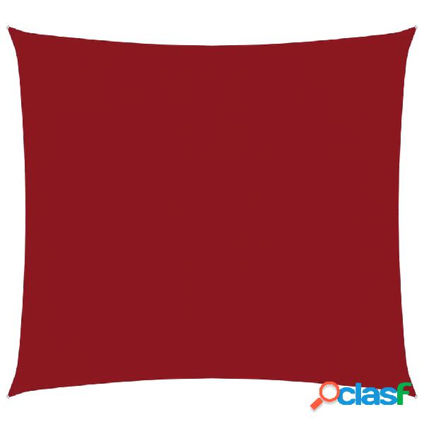 vidaXL 135638 Sunshade Sail Oxford Fabric Square 7x7 m Red