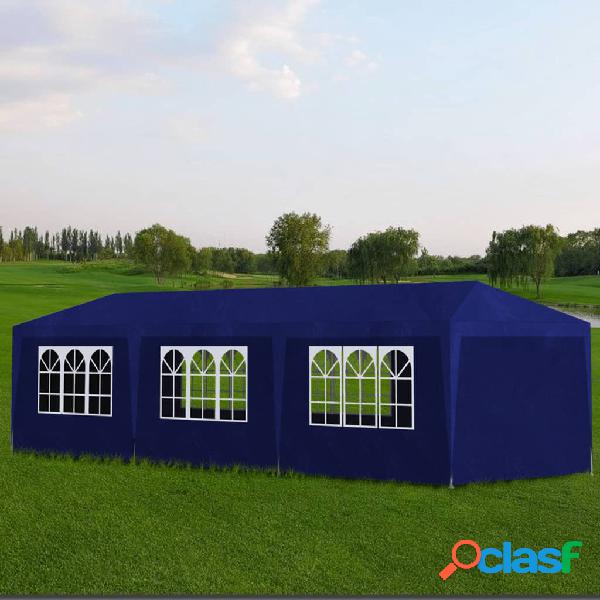 vidaXL Carpa de fiestas azul 3x9 m