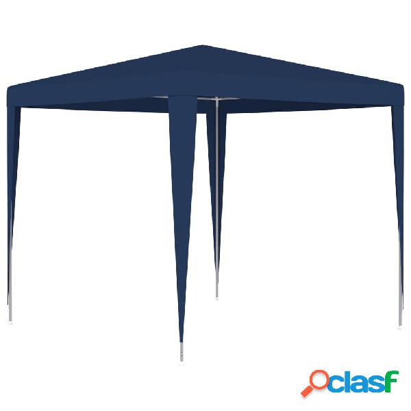 vidaXL Carpa para celebraciones azul 2,5x2,5 m