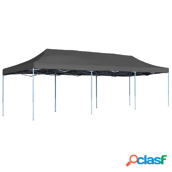 vidaXL Carpa plegable Pop-up 3x9 m gris antracita