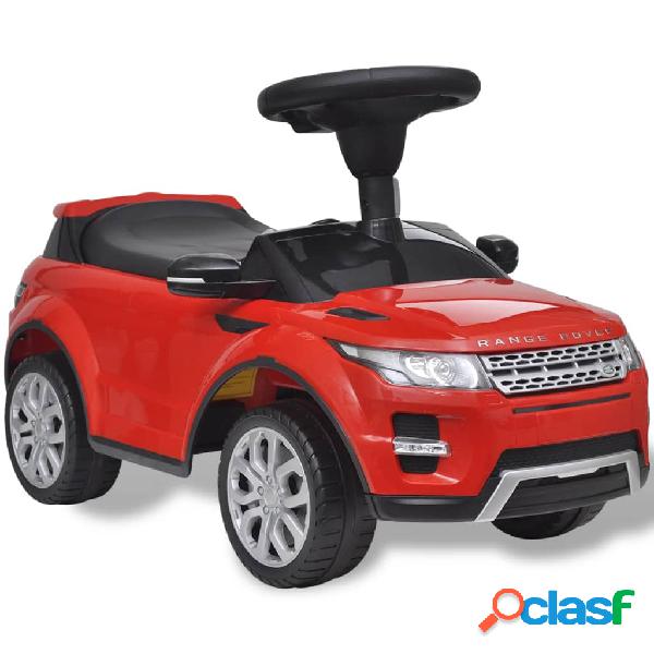 vidaXL Coche de juguete rojo con música, modelo Land Rover