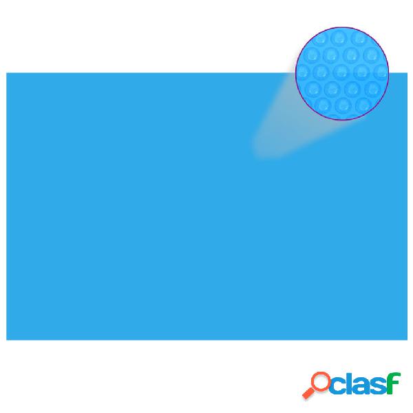 vidaXL Cubierta de piscina rectangular PE azul 600x400 cm