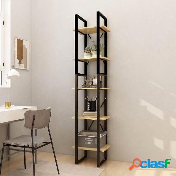 vidaXL Estantería librería 5 niveles de madera de pino