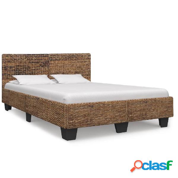 vidaXL Estructura de cama de ratán natural 160x200 cm