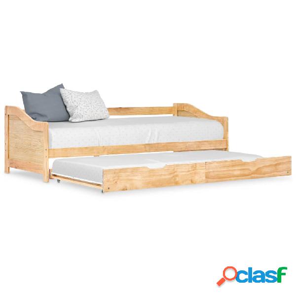 vidaXL Estructura de sofá cama extraíble madera de pino