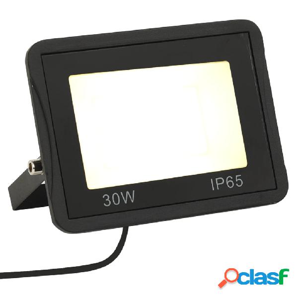 vidaXL Foco LED 30 W blanco cálido