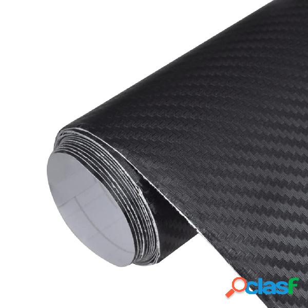 vidaXL Láminas 3D para coches 2 uds negro 100x150 cm