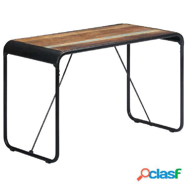 vidaXL Mesa de comedor de madera maciza reciclada 118x60x76