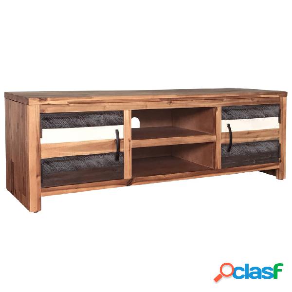 vidaXL Mueble para TV de madera maciza de acacia 120x35x40