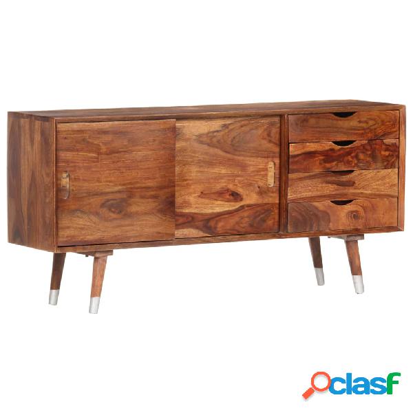 vidaXL Mueble para TV de madera maciza de sheesham 118x30x55