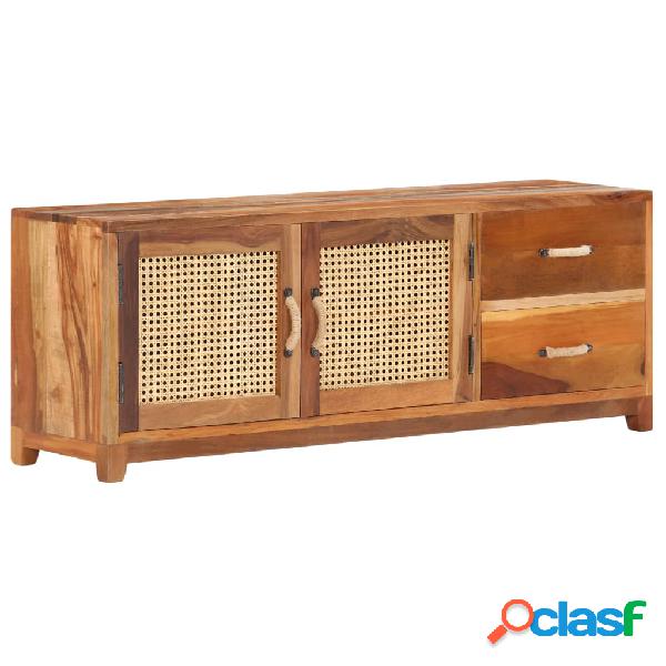 vidaXL Mueble para TV de madera maciza reciclada 120x30x45