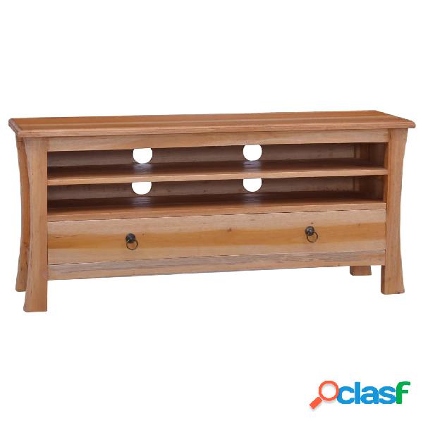 vidaXL Mueble para TV madera maciza de caoba 100x30x45 cm