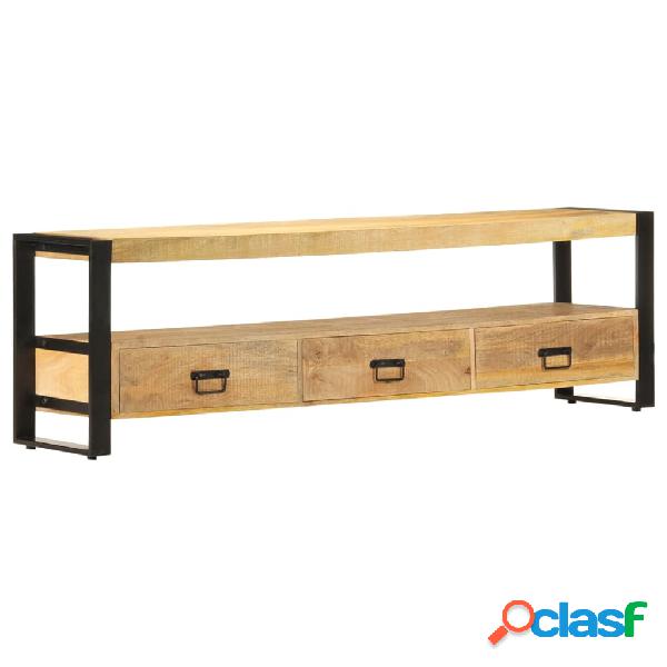 vidaXL Mueble para TV madera maciza de mango 150x30x45 cm