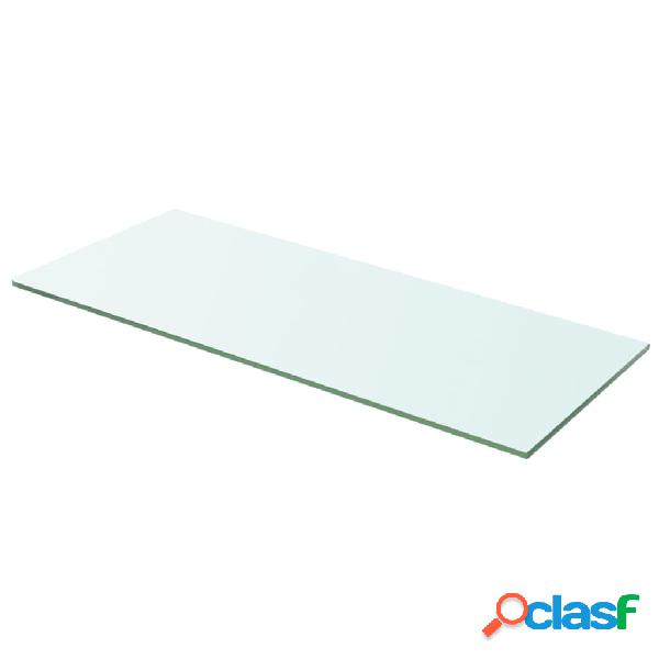 vidaXL Panel de estante vidrio claro 60x20 cm