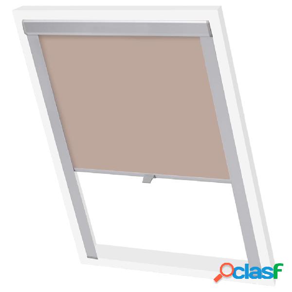 vidaXL Persiana opaca enrollable beige U08/808