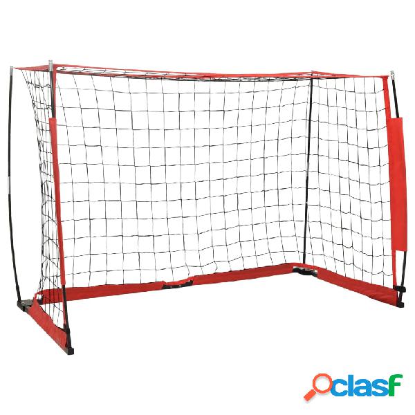 vidaXL Portería de fútbol acero 184x91x124,5 cm