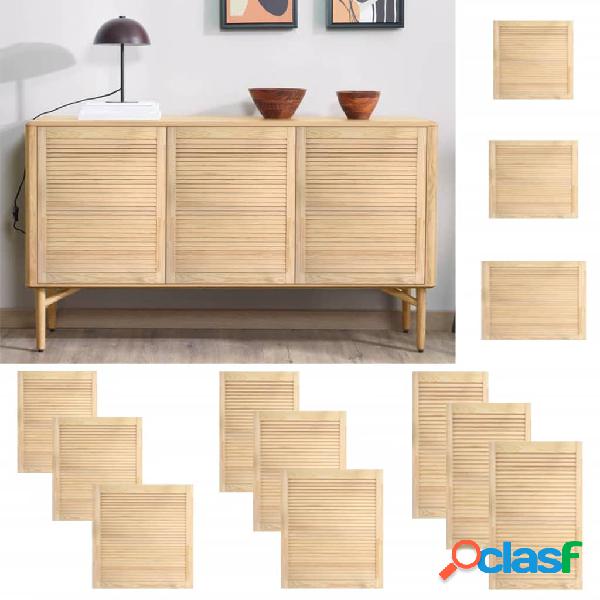 vidaXL Puerta tipo persiana madera maciza de pino 39,5x39,4