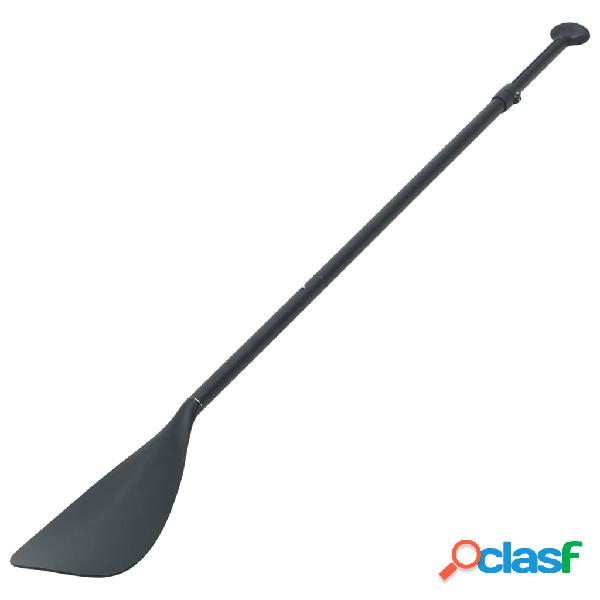 vidaXL Remo de paddle board aluminio negro 215 cm