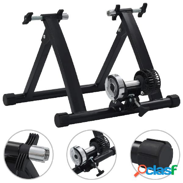 vidaXL Rodillo de entrenamiento de acero negro 26"-28"