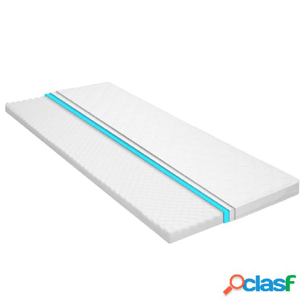 vidaXL Sobrecolchón 90x200 cm espuma de gel frio 6 cm