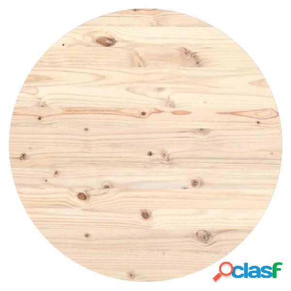 vidaXL Superficie de mesa madera maciza de pino Ø90x2,5 cm