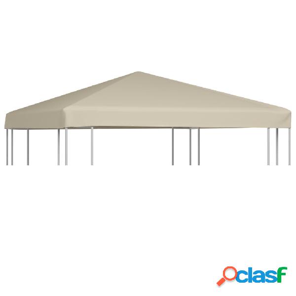 vidaXL Toldo de cenador 310 g/m² 3x3 m beige