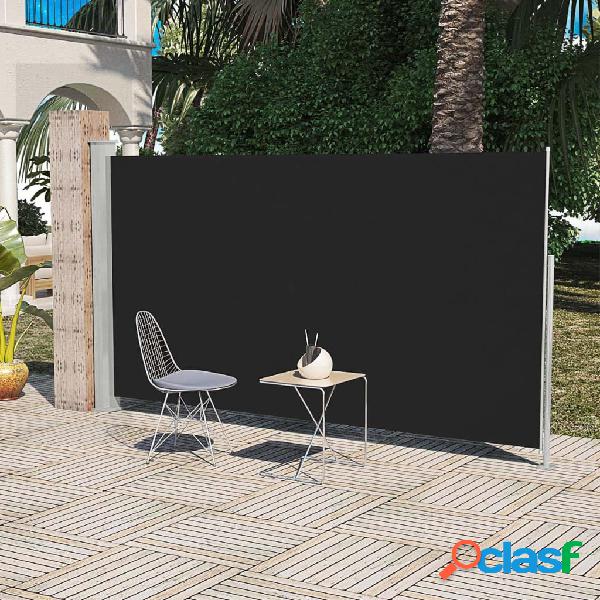 vidaXL Toldo lateral de jardín o terraza 160x300 cm negro