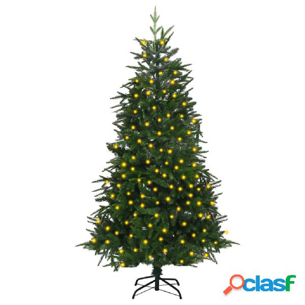 vidaXL Árbol de Navidad artificial con LED Verde 180 cm PVC