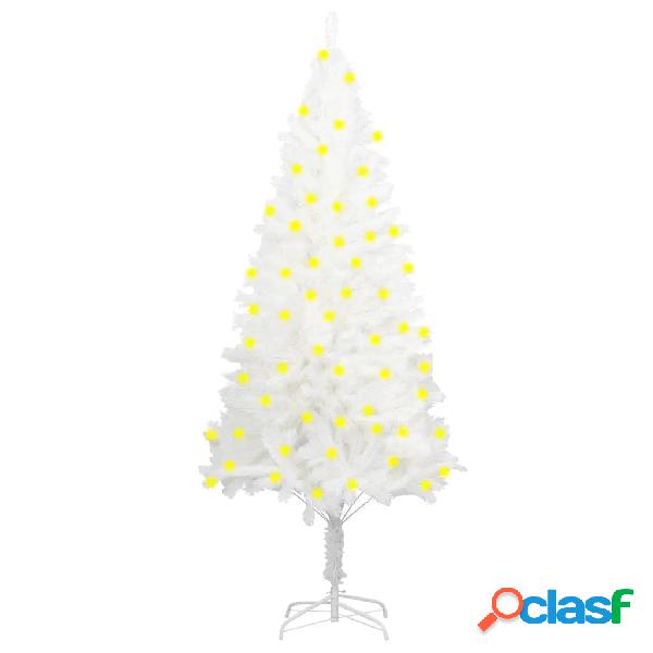vidaXL Árbol de Navidad artificial con LED blanco 150 cm