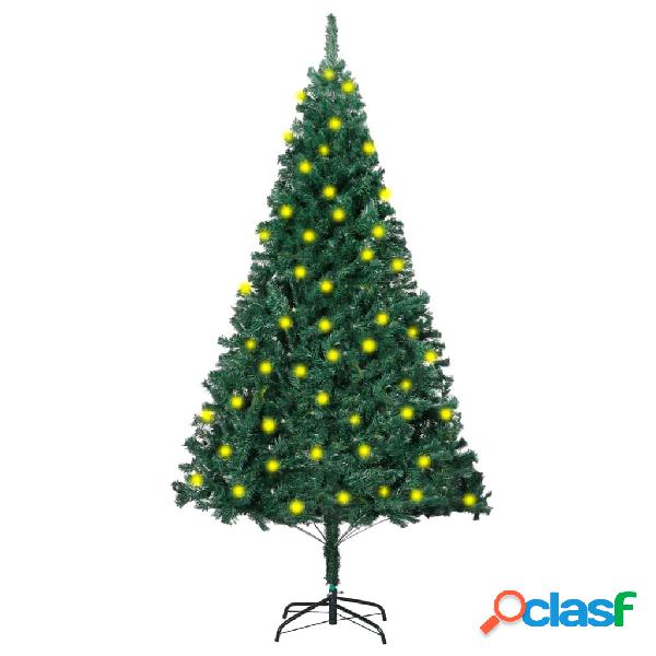 vidaXL Árbol de Navidad artificial con LED y ramas gruesas