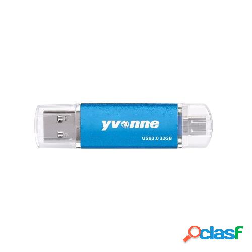 yvonne YT601-3 USB3.0 U Disco de alta velocidad 64GB OTG