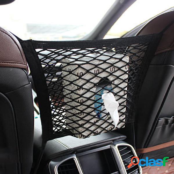 1 PC Universal Coche Red de malla de almacenamiento lateral