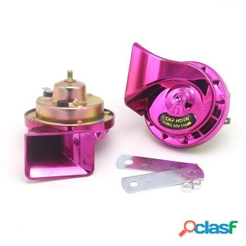 12V 2Pcs aire fuerte cuerno de caracol eléctrico de doble