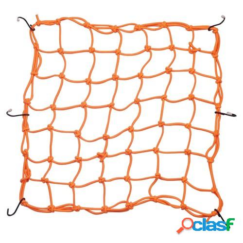 15.7inch X 15.7inch Motorcycle Cargo Net with 6 Hooks 49