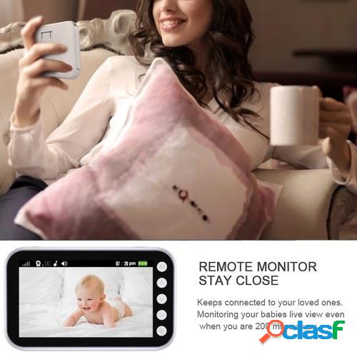 4.3s Monitor de bebé de video con cámara y audio Vista