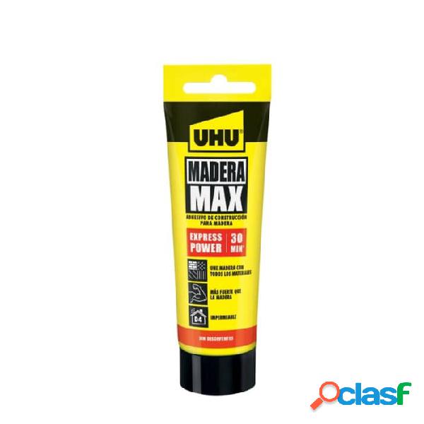 Adhesivo Uhu max express para madera 100Gr
