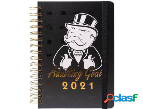 Agenda ERIK EDITORES Monopoly (A5 - 14.8 x 21 cm - 2021 -