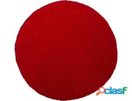 Alfombra Demre (Rojo - Poliéster -140x140x2 cm)